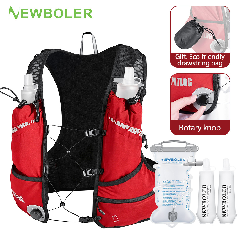 Hydration Vest - NEWBOLER Outdoor Trail Running Backpack Ultralight