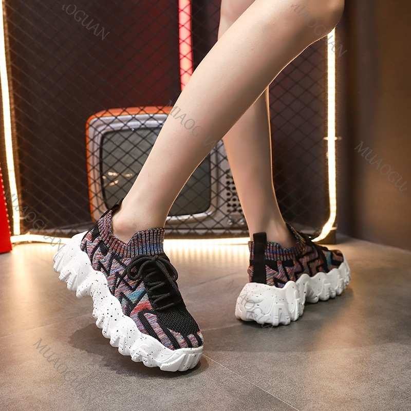 Women Chunky Sneakers Breathab - Running Shoes Women review and price