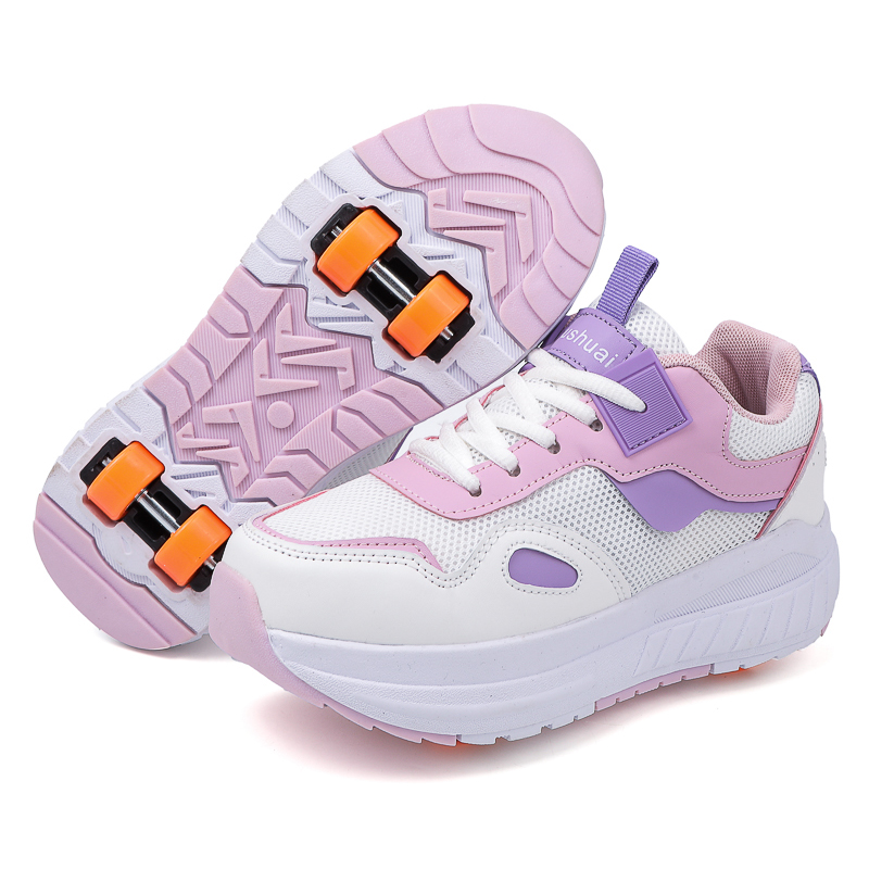 Kids Roller Skates 4 Wheels De - Running Shoes Women review and price