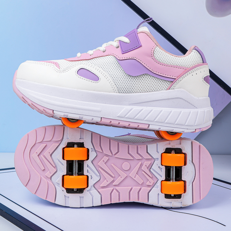 Kids Roller Skates 4 Wheels De - Running Shoes Women review and price